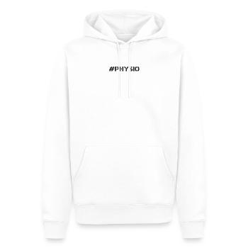 Rehabilitation sports - #Physio - Men’s Premium Organic Hoodie - white - Front - Nico (187cm)