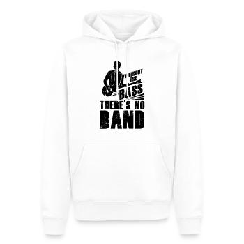 Musiker Music Guitarist Music Bass Player Bassist - Männer Premium Bio Hoodie - Weiß - Vorne - Nico (187cm)