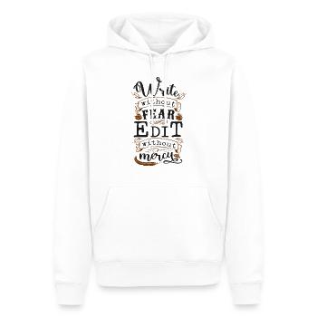 Writing Novel Writer & Published - Men’s Premium Organic Hoodie - white - Front - Nico (187cm)