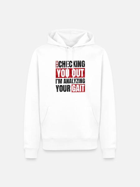 Profession de physiothérapeute - Sweat à capuche Premium bio Homme - blanc