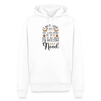 Writing Novel Writer & Published - Männer Premium Bio Hoodie - Weiß - Vorne - Nico (187cm)
