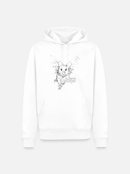 Kakapo T-Shirt - Save the Kakapo - Men’s Premium Organic Hoodie - white