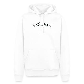 Intensive Nurse Heartbeat NICU Nurse - Men’s Premium Organic Hoodie - white - Front - Nico (187cm)