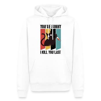 Sie Sind Lustiger - Männer Premium Bio Hoodie - Weiß - Vorne - Nico (187cm)