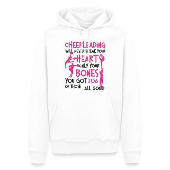 Cheer Cheerleading Cheerleading - Men’s Premium Organic Hoodie - white - Front - Nico (187cm)