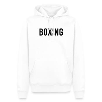 Boxing boxing - Men’s Premium Organic Hoodie - white - Front - Nico (187cm)
