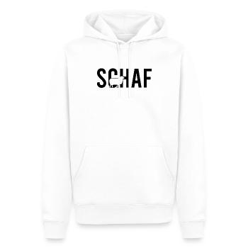 Schaf - Männer Premium Bio Hoodie - Weiß - Vorne - Nico (187cm)