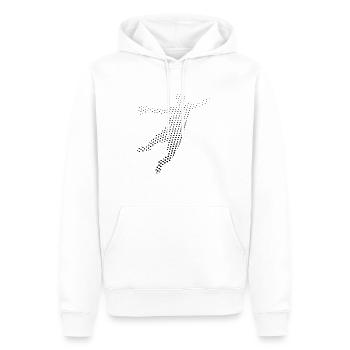 Joueur de handball handball - Sweat à capuche Premium bio Homme - blanc - Devant - Nico (187cm)