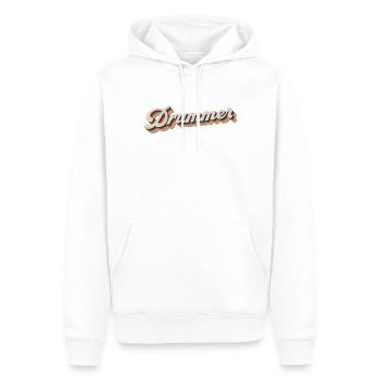Drummer Drum Set Retro Vintage - Männer Premium Bio Hoodie - Weiß - Vorne - Nico (187cm)