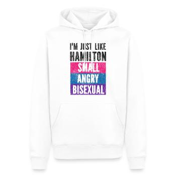 Bisexual Bi Pride Flag I'M Just - Männer Premium Bio Hoodie - Weiß - Vorne - Nico (187cm)