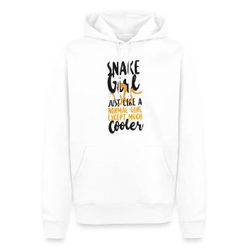 Serpent Serpent Serpent Fille Tout comme - Sweat à capuche Premium bio Homme - blanc - Devant - Nico (187cm)