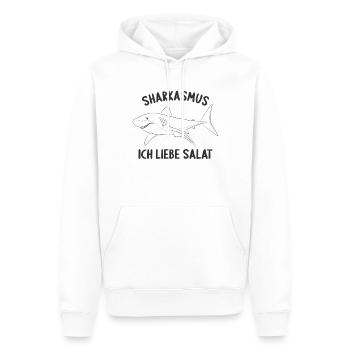 Sharkasmus Hai Haie Tauchen Tauch Für Taucher - Männer Premium Bio Hoodie - Weiß - Vorne - Nico (187cm)