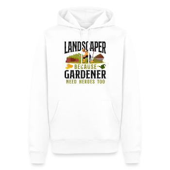 Landscaper Landscaping Landscape - Männer Premium Bio Hoodie - Weiß - Vorne - Nico (187cm)