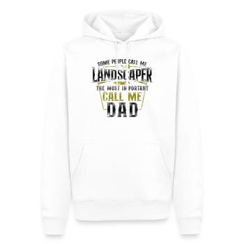 Landscaper Landscaping Landscape - Männer Premium Bio Hoodie - Weiß - Vorne - Nico (187cm)