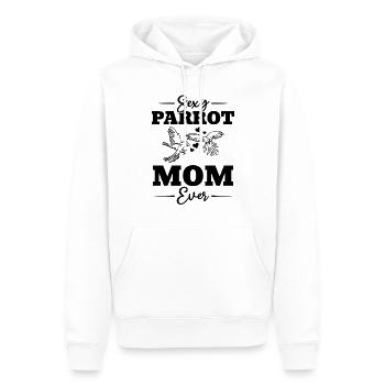 Sexy Parrot Maman Ever Cockatiel - Sweat à capuche Premium bio Homme - blanc - Devant - Nico (187cm)