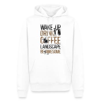 Landscaper Landscaping Landscape - Männer Premium Bio Hoodie - Weiß - Vorne - Nico (187cm)