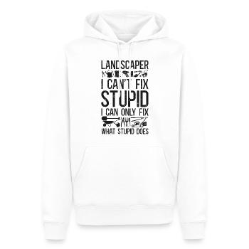 Landscaper Landscaping Landscape - Männer Premium Bio Hoodie - Weiß - Vorne - Nico (187cm)