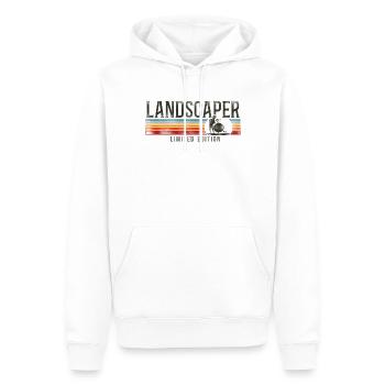 Landscaper Landscaping Landscape - Men’s Premium Organic Hoodie - white - Front - Nico (187cm)