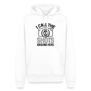 Fotograf Lustig Fotografieren Fotografie Spruch - Männer Premium Bio Hoodie - Weiß - Vorne - Nico (187cm)