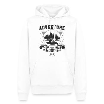 Canoe Canoeing Vintage Adventure - Männer Premium Bio Hoodie - Weiß - Vorne - Nico (187cm)