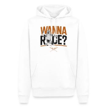 Baseball Fan Catcher Vintage Wanna - Männer Premium Bio Hoodie - Weiß - Vorne - Nico (187cm)