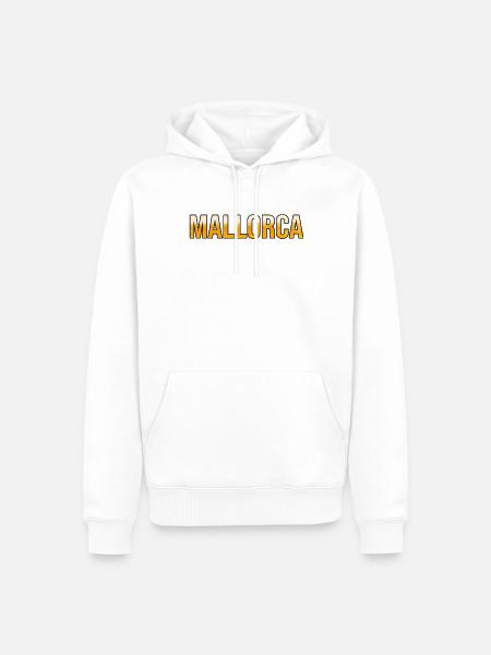 Mallorca Bier - Männer Premium Bio Hoodie - Weiß