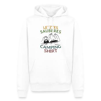 Camping Wohnwagen lustiges Geschenk - Männer Premium Bio Hoodie - Weiß - Vorne - Nico (187cm)