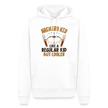 Archery Bow Archer Archery Kid - Männer Premium Bio Hoodie - Weiß - Vorne - Nico (187cm)