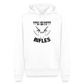 Messersammler Designs Messerfan Messermacher - Männer Premium Bio Hoodie - Weiß - Vorne - Nico (187cm)
