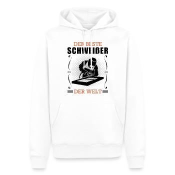 Schweißer Beruf Schweißgerät Handwerker Geschenk - Männer Premium Bio Hoodie - Weiß - Vorne - Nico (187cm)