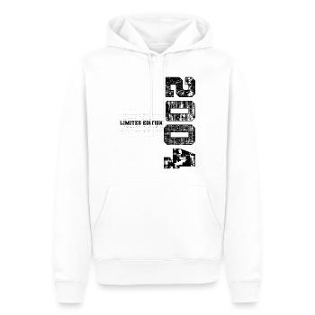 Édition limitée 2004 Année de naissance 2004 Anniversaire - Sweat à capuche Premium bio Homme - blanc - Devant - Nico (187cm)