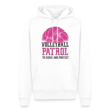 Volleyball Player Team Volleyball - Männer Premium Bio Hoodie - Weiß - Vorne - Nico (187cm)