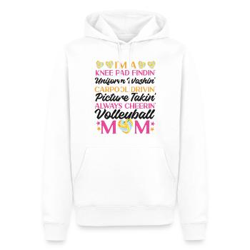 Volleyball Player Team Mom Mother - Männer Premium Bio Hoodie - Weiß - Vorne - Nico (187cm)