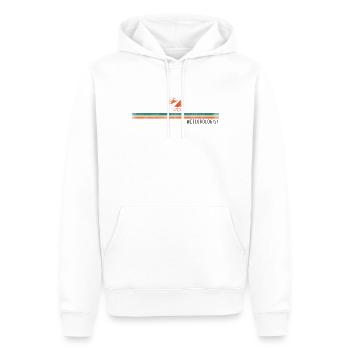 Meteorologist Weather Forecast - Men’s Premium Organic Hoodie - white - Front - Nico (187cm)