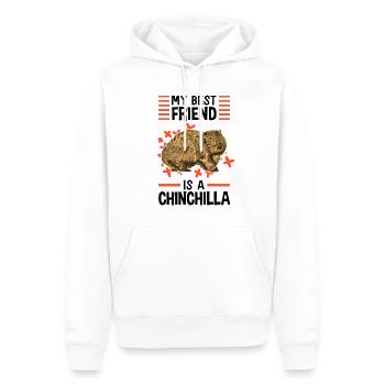 Wombat est mon meilleur ami marsupial - Sweat à capuche Premium bio Homme - blanc - Devant - Nico (187cm)