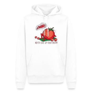 Hobbygärtner Sport Chilischote Tomate Bodybuilder - Männer Premium Bio Hoodie - Weiß - Vorne - Nico (187cm)