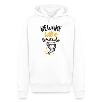Météorologie des ouragans Storm Chaser - Sweat à capuche Premium bio Homme - blanc - Devant - Nico (187cm)