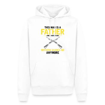Duck Hunting Duck Hunting Hunter Duck Hunter Duck Hunter Design - Men’s Premium Organic Hoodie - white - Front - Nico (187cm)