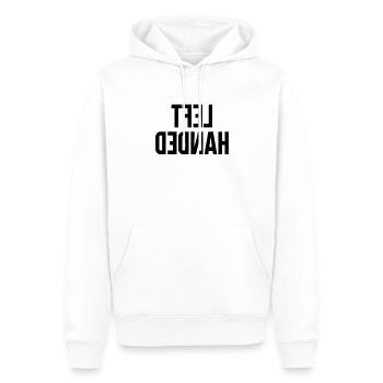 Linkshänder Lefty Links Hand Spruch Lustig - Männer Premium Bio Hoodie - Weiß - Vorne - Nico (187cm)