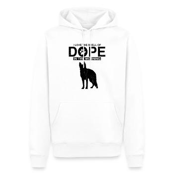 Design German Shepherd Police Design - Men’s Premium Organic Hoodie - white - Front - Nico (187cm)