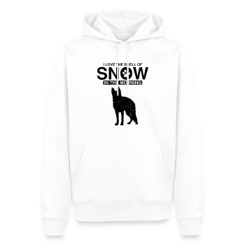 Design German Shepherd Police Design - Men’s Premium Organic Hoodie - white - Front - Nico (187cm)