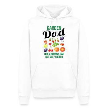 Garten Papa Lustiger Spruch Geschenk Herren - Männer Premium Bio Hoodie - Weiß - Vorne - Nico (187cm)