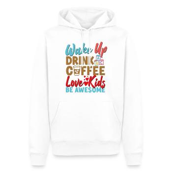 Childcare Daycare Provider Teacher - Männer Premium Bio Hoodie - Weiß - Vorne - Nico (187cm)