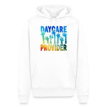 Childcare Daycare Provider Teacher - Men’s Premium Organic Hoodie - white - Front - Nico (187cm)