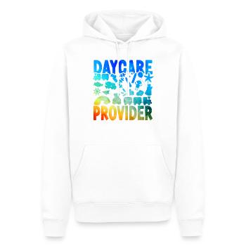 Childcare Daycare Provider Teacher - Men’s Premium Organic Hoodie - white - Front - Nico (187cm)