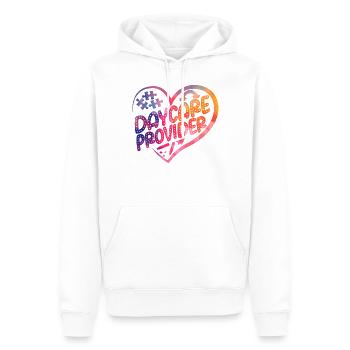 Childcare Daycare Provider Teacher - Men’s Premium Organic Hoodie - white - Front - Nico (187cm)