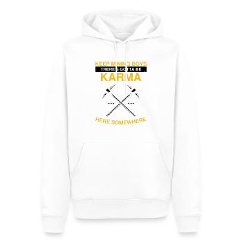 Goldwaschen Goldsucher Goldschüfer Design - Männer Premium Bio Hoodie - Weiß - Vorne - Nico (187cm)