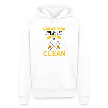 Goldwaschen Goldsucher Goldschüfer Design - Männer Premium Bio Hoodie - Weiß - Vorne - Nico (187cm)