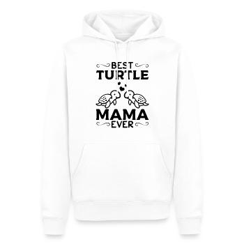 Meilleure maman tortue de tous les temps - Sweat à capuche Premium bio Homme - blanc - Devant - Nico (187cm)