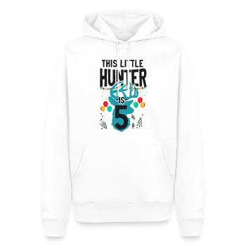 Buck Deer Chasse Hunter Kid - Sweat à capuche Premium bio Homme - blanc - Devant - Nico (187cm)